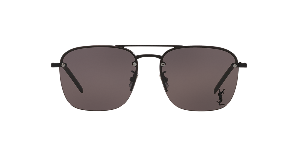 Saint Laurent SL 309 M M (57 - 15) with Black lenses and Black