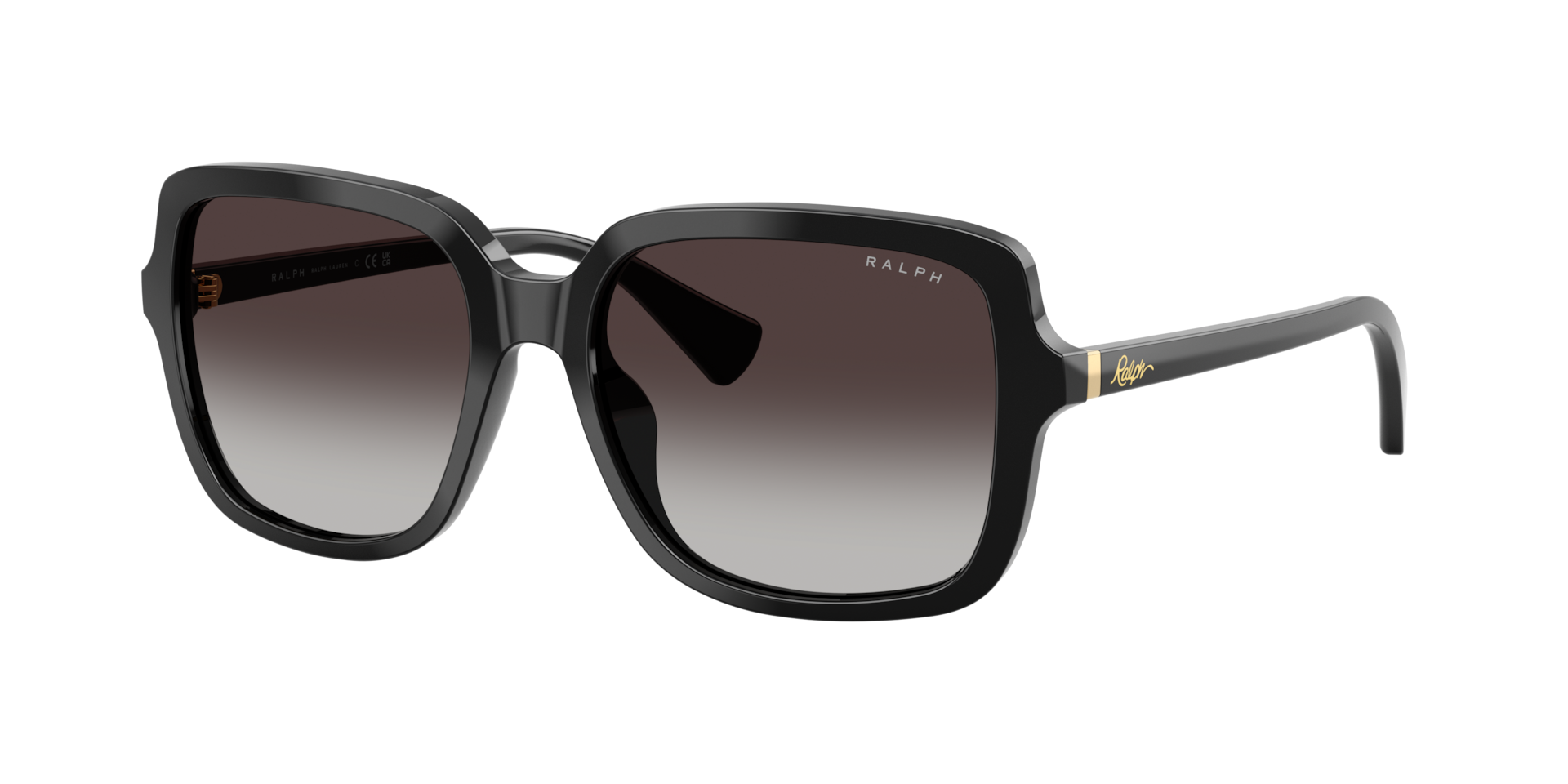 Ralph Woman Sunglass RA5333U -  Frame color: Shiny Black, Lens color: Grey Gradient