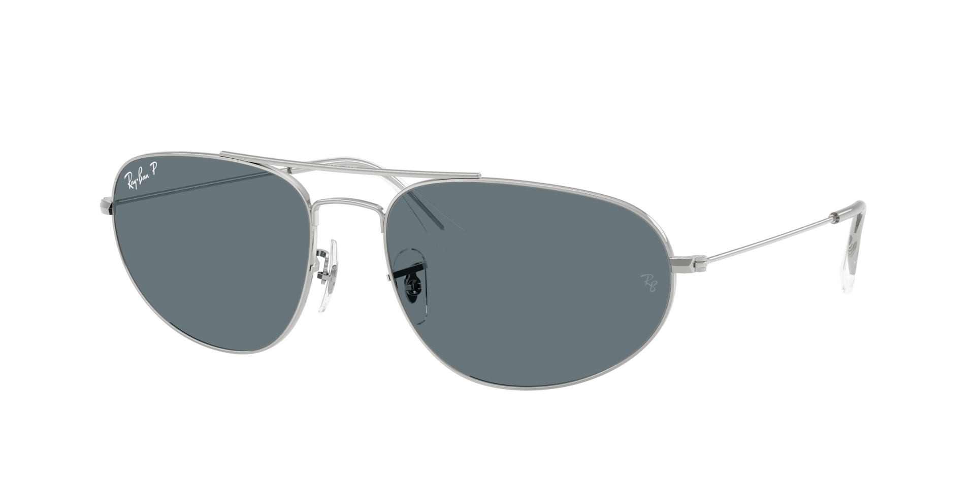Ray-Ban Explorer IV XXL (62 - 18) with Blue lenses and Silver