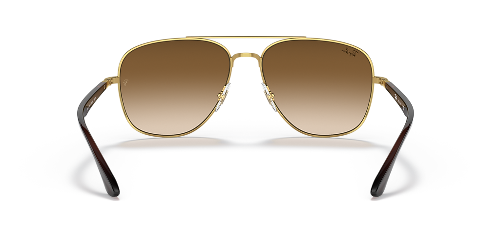 Ray-Ban RB3683 L (56 - 15) with Brown lenses and Gold frame
