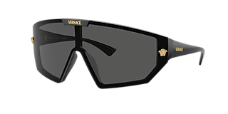 Versace VE2289 XL (61 - 13) with Grey lenses and Gold frame