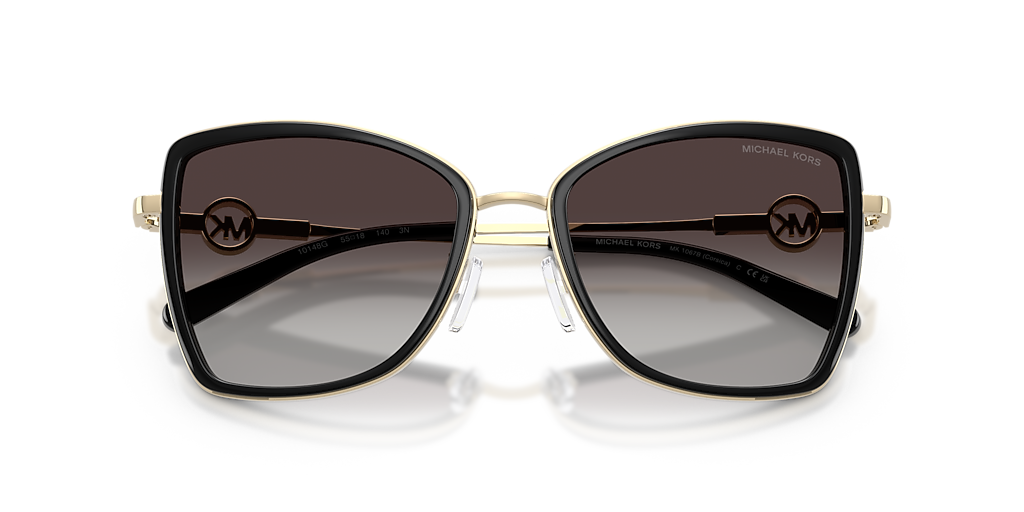 マドンナ・ルイーズ・ヴェロニカ・チコーネ Michael Kors Corsica XL (55 - 18) with Grey lenses and Gold frame