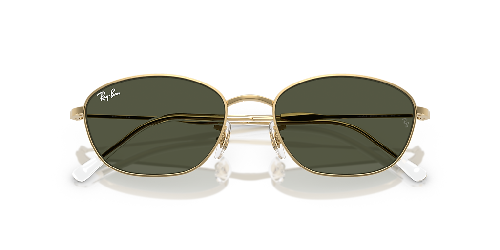 Ray-Ban RB3749 XXL (58 - 18) with Green lenses and Gold frame