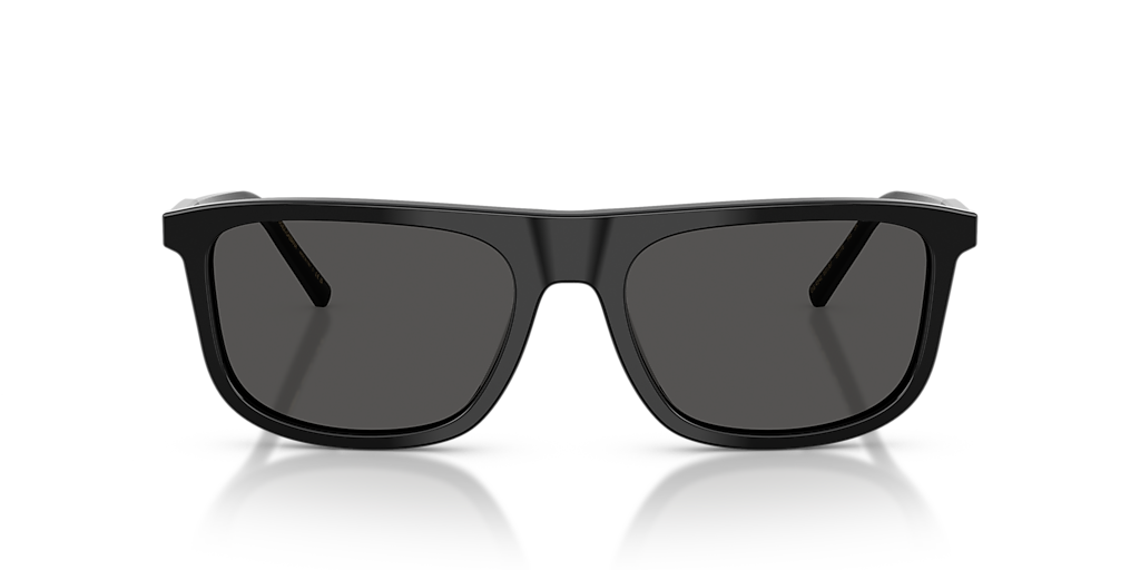 Dolce&Gabbana DG4542 XL (56 - 18) with Grey lenses and Black frame