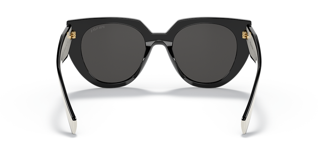 Prada PR 14WSF M (53 - 19) with Grey lenses and Black frame