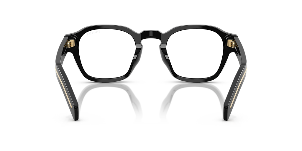 Prada PR A16S M (49 - 24) with Transparent lenses and Black  display picture 1