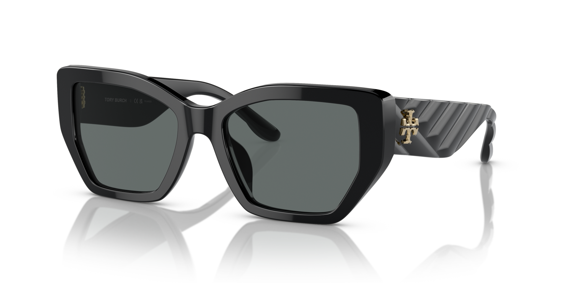 Tory Burch TY7187U M (53 - 18) with Grey lenses and Black frame