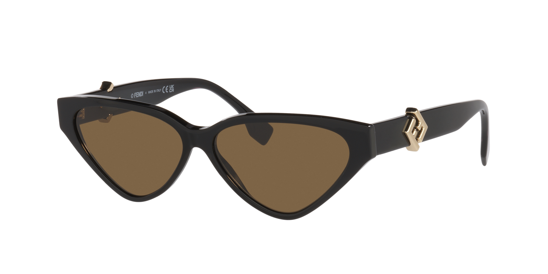 Fendi Femme Sunglass FF Diamonds FE40184I - Couleur du Monture Noir Couleur de Lentille Brun 273 €
