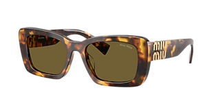 Miu Miu MU B05S XL (51 - 21) met Bruin Brillenglazen en Tortoise