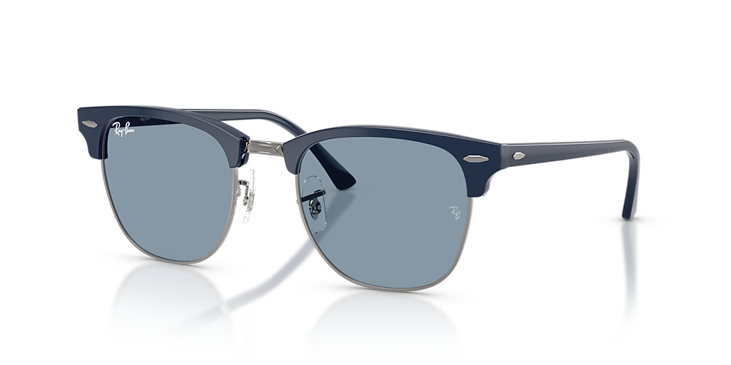 Ray-Ban Clubmaster Classic L (51 - 21) with Blue lenses and Blue
