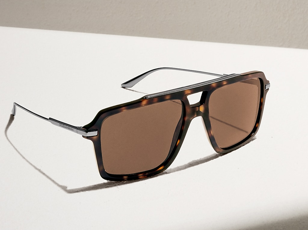 Dolce&Gabbana DG4477 XXL (56 - 17) with Brown lenses and Tortoise