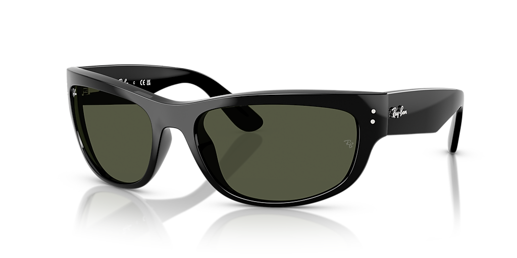 Ray-Ban Mega Balorama XL (63 - 19) with Green lenses and Black