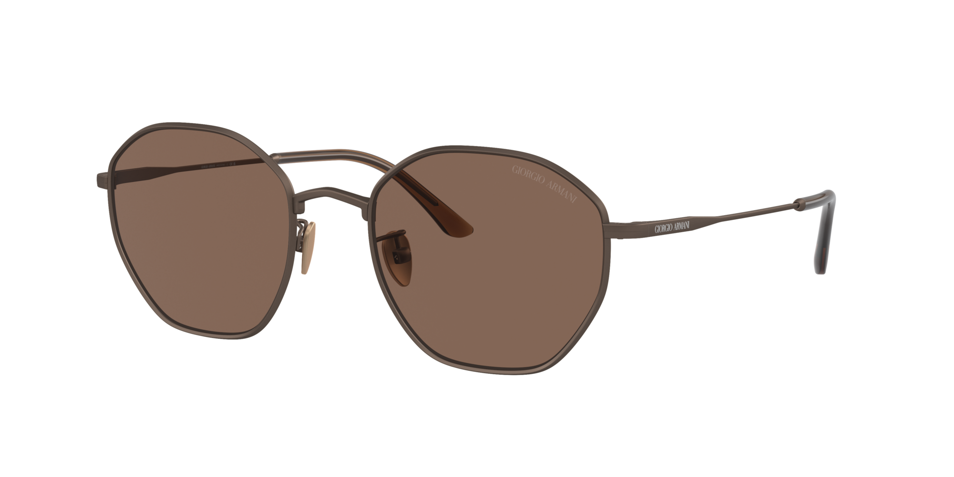 Giorgio Armani Homme Sunglass AR6150 - Couleur du Monture Bronze mat Couleur de Lentille Marron fonc 132 €