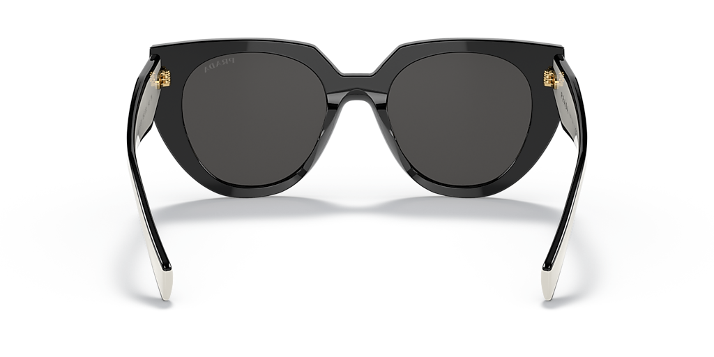 Prada PR 14WS M (52 - 20) with Grey lenses and Black frame