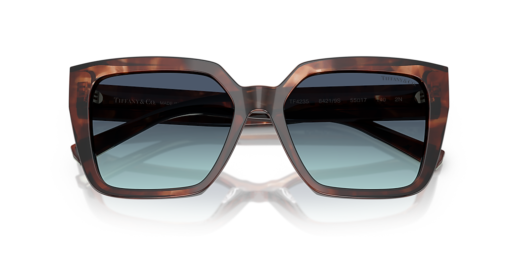Tiffany & Co. TF4235 S (55 - 17) with Blue lenses and Brown  display picture 1