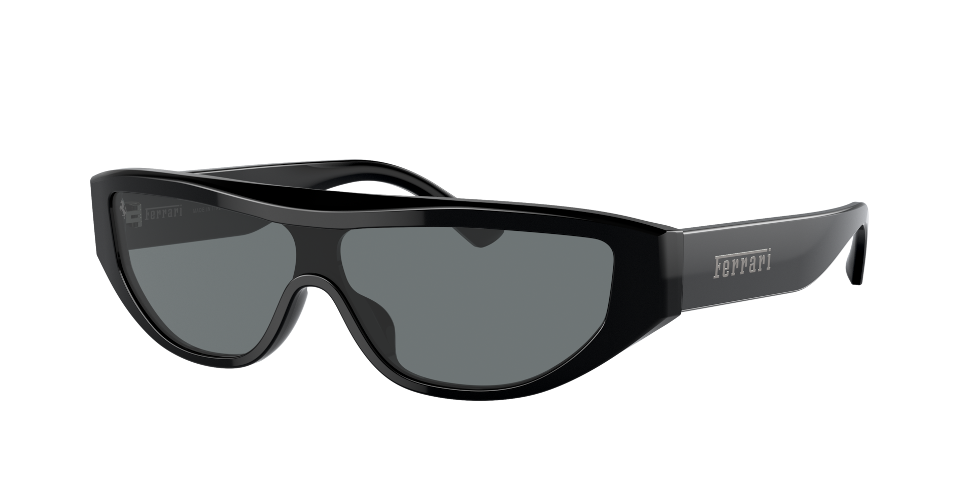 Ferrari Unisex Sunglass FH2004U - Couleur du Monture: Noir, Couleur de Lentille: Gris