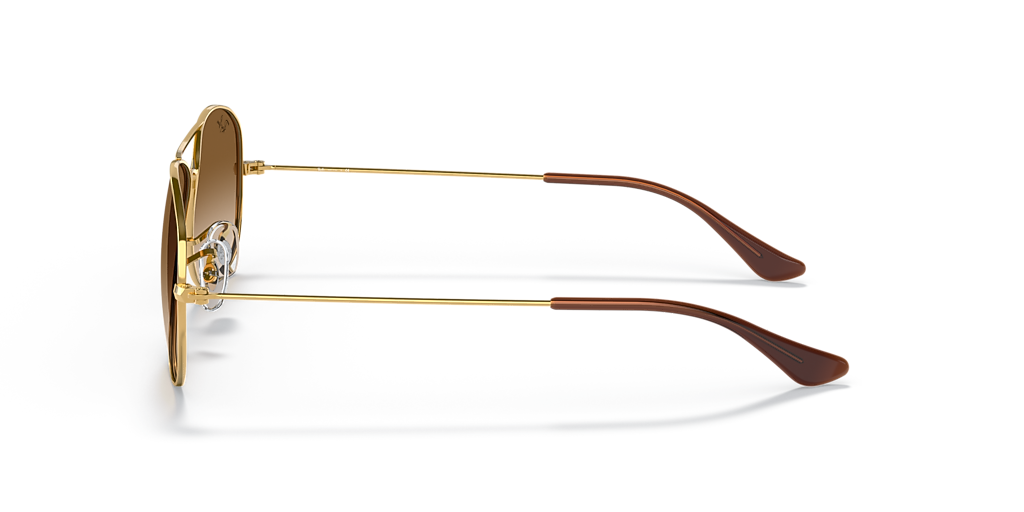 Ray-Ban RB3341 ブラウン系 サングラス Ray-Ban Cockpit M (56 - 14) with Brown lenses and Gold frame