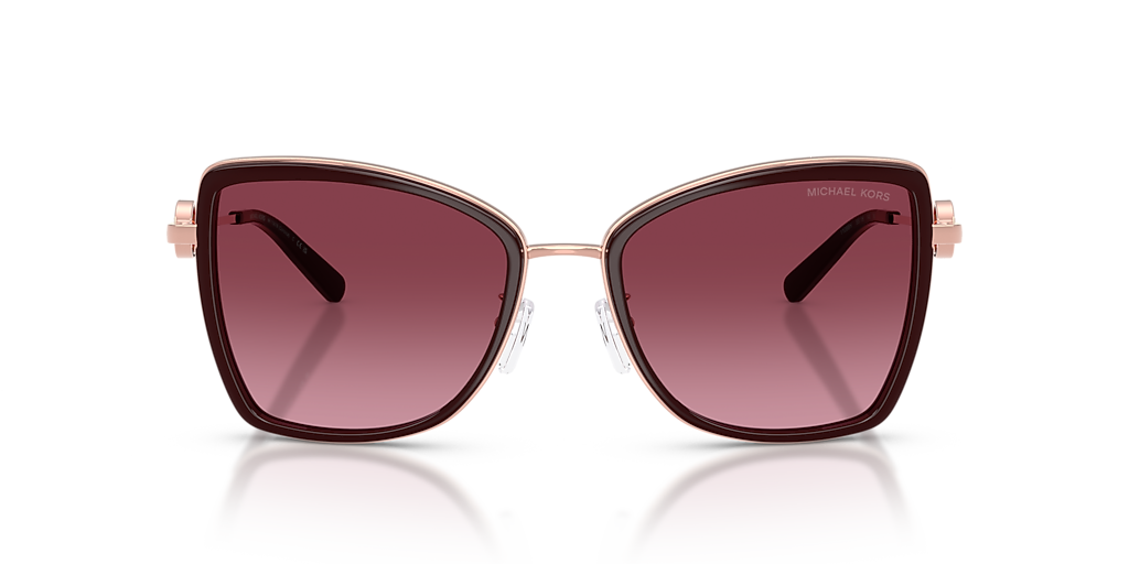 Michael Kors Corsica XL (55 - 18) with Red lenses and Gold frame