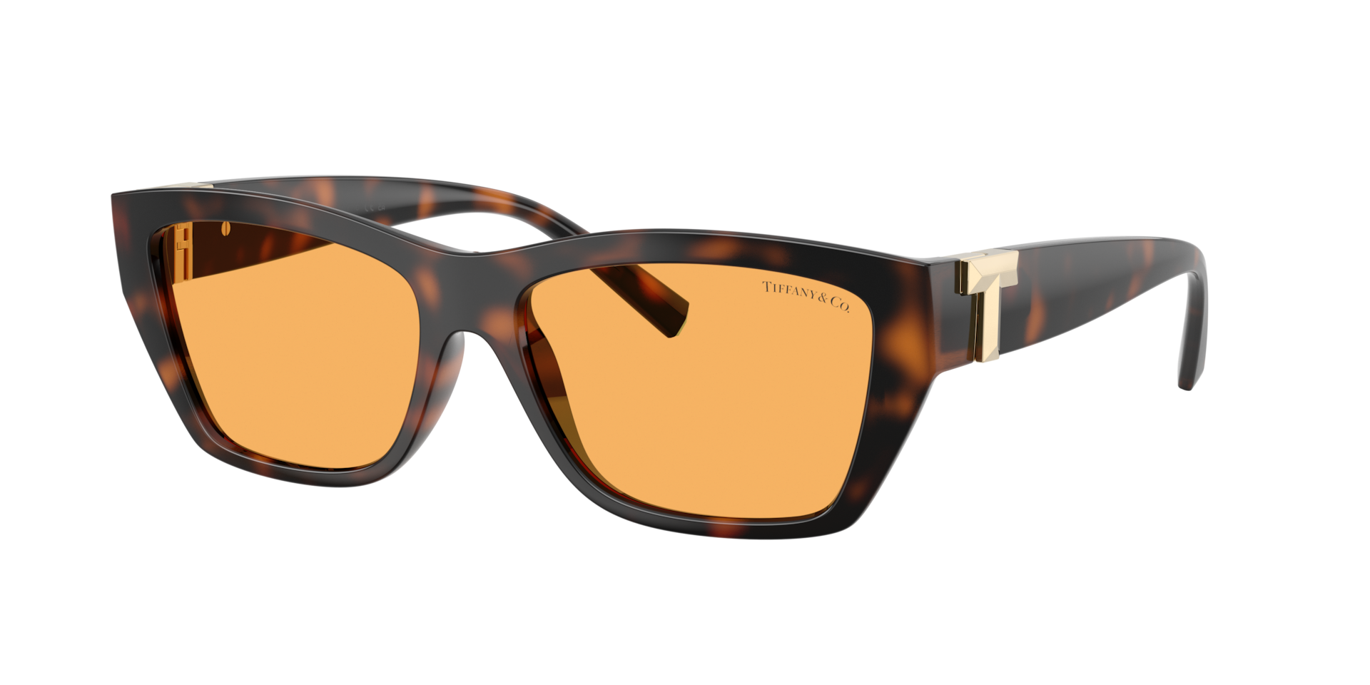 Tiffany & Co. Unisex Sunglass TF4255U -  Frame color: Havana, Lens color: Yellow