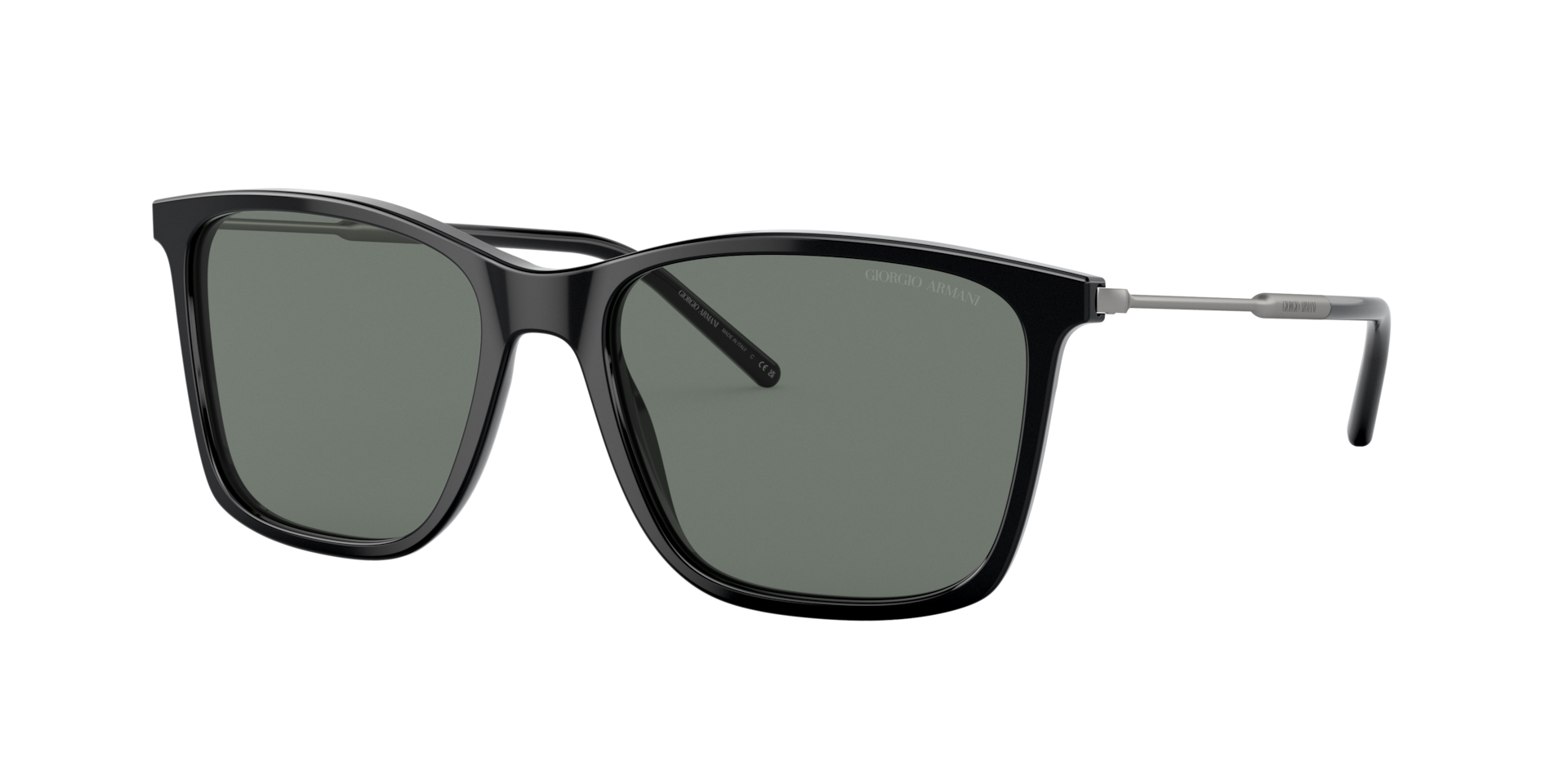 Giorgio Armani AR8176 XXL (57 - 18) with Grey lenses and Black