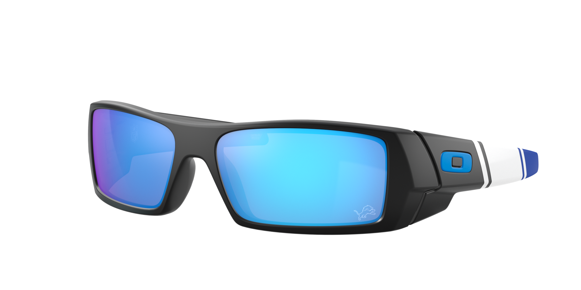 Oakley Homme Sunglass Detroit Lions Gascan - Couleur du Monture Noir mat Couleur de Lentille Prizm Saphir 124 €
