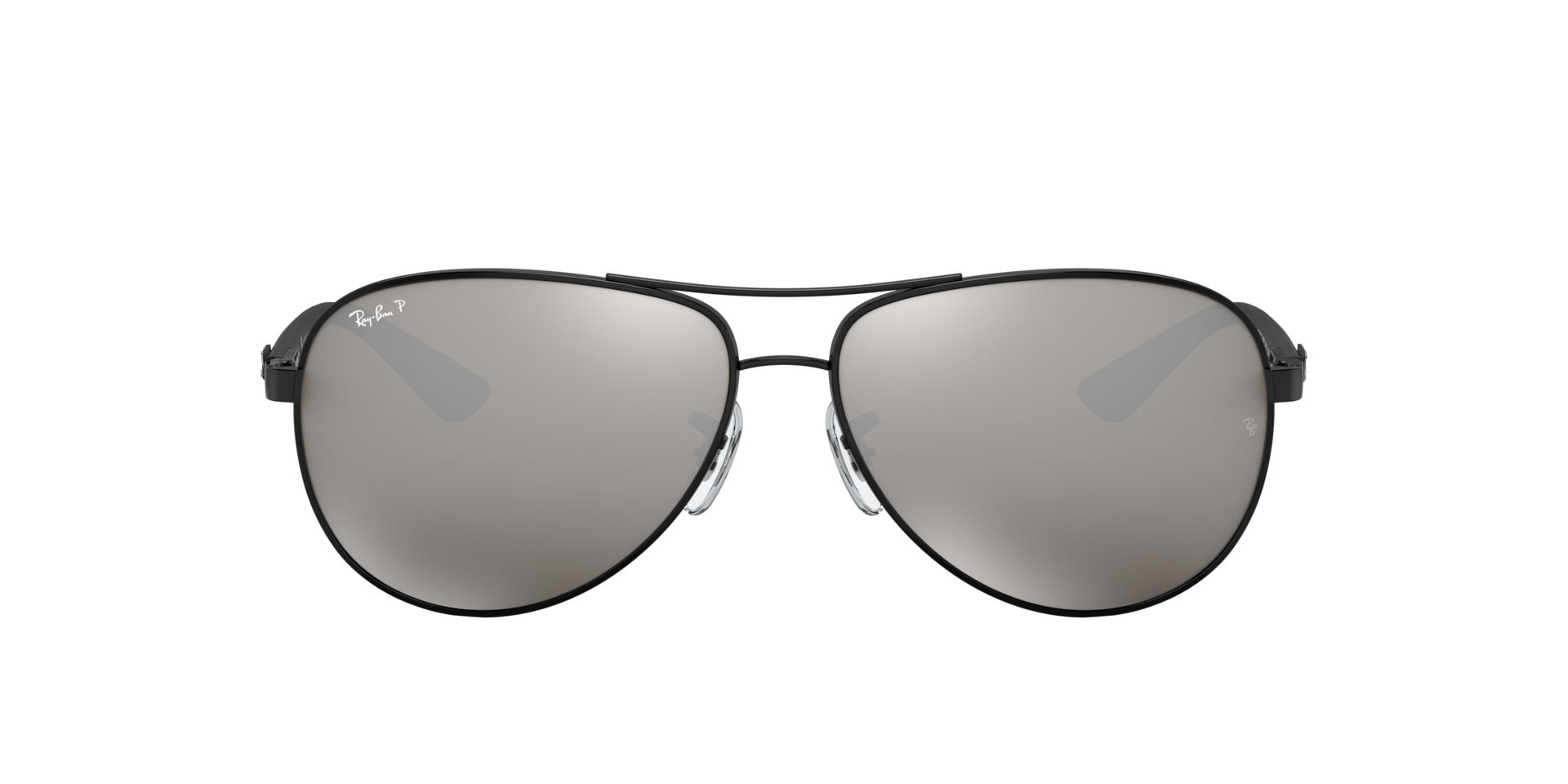 Ray-Ban Carbon Fibre XL (61 - 13) with Grey lenses and Black frame