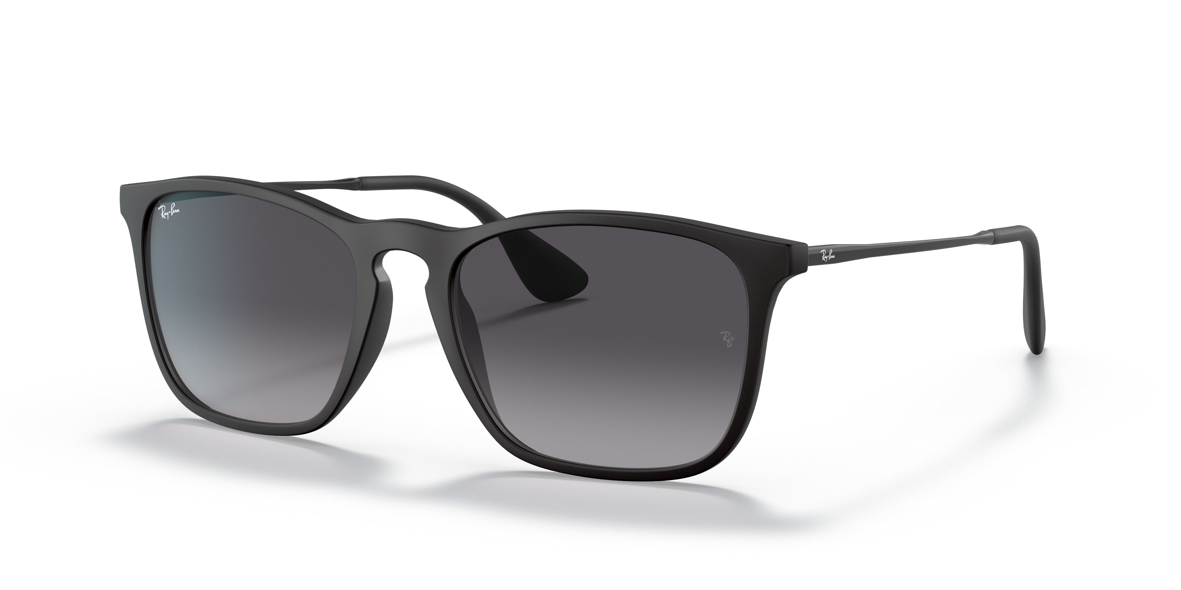 Ray-Ban クリス　りんごりんご Ray-Ban Chris M (54 - 18) with Grey lenses and Black frame