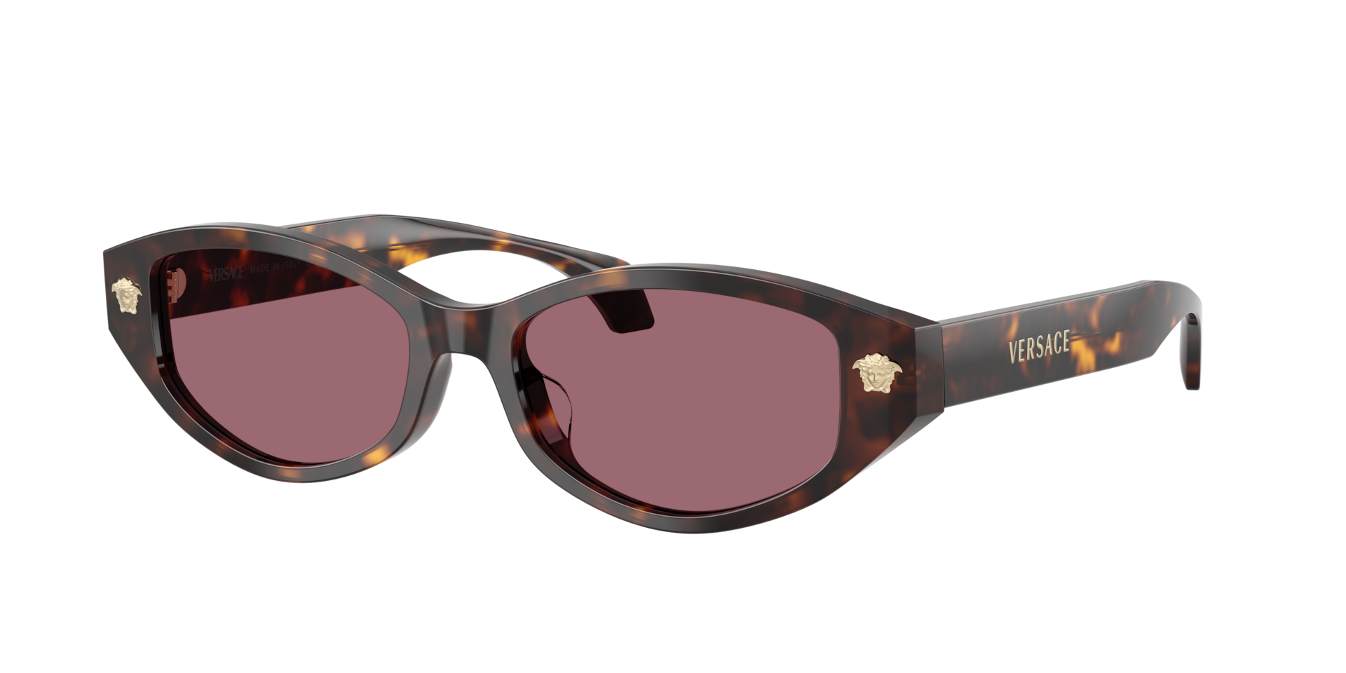 Versace , Havana Violet Sunglasses, VE4512D 108/1A, Mojo Glasses - Image 4