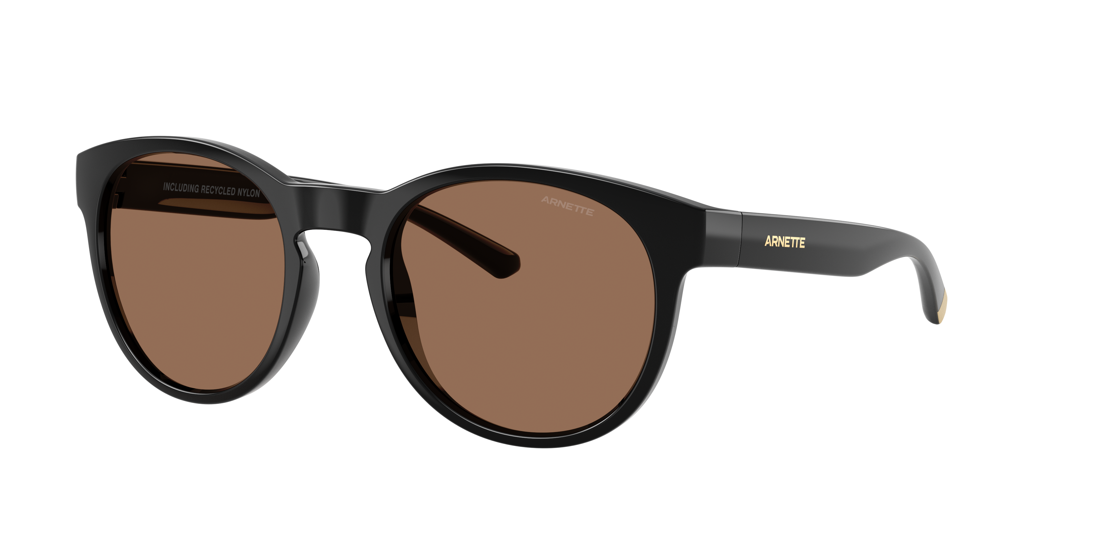 Arnette Man Sunglass AN4371 -  Frame color: Recycled Black, Lens color: Dark Brown