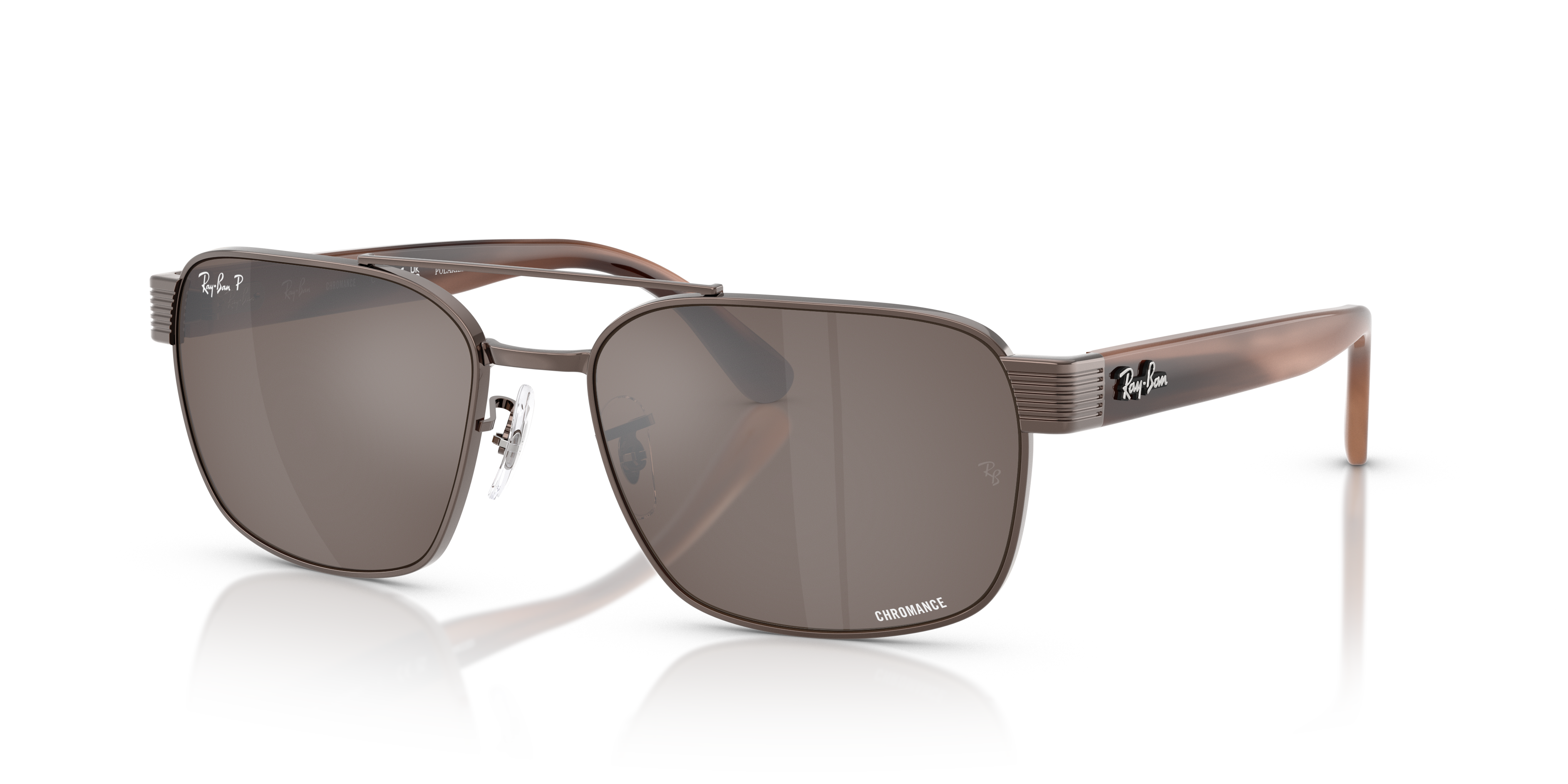 Ray-Ban RB3751 Polarized+ Lenses XXL (61 - 17) with Brown lenses