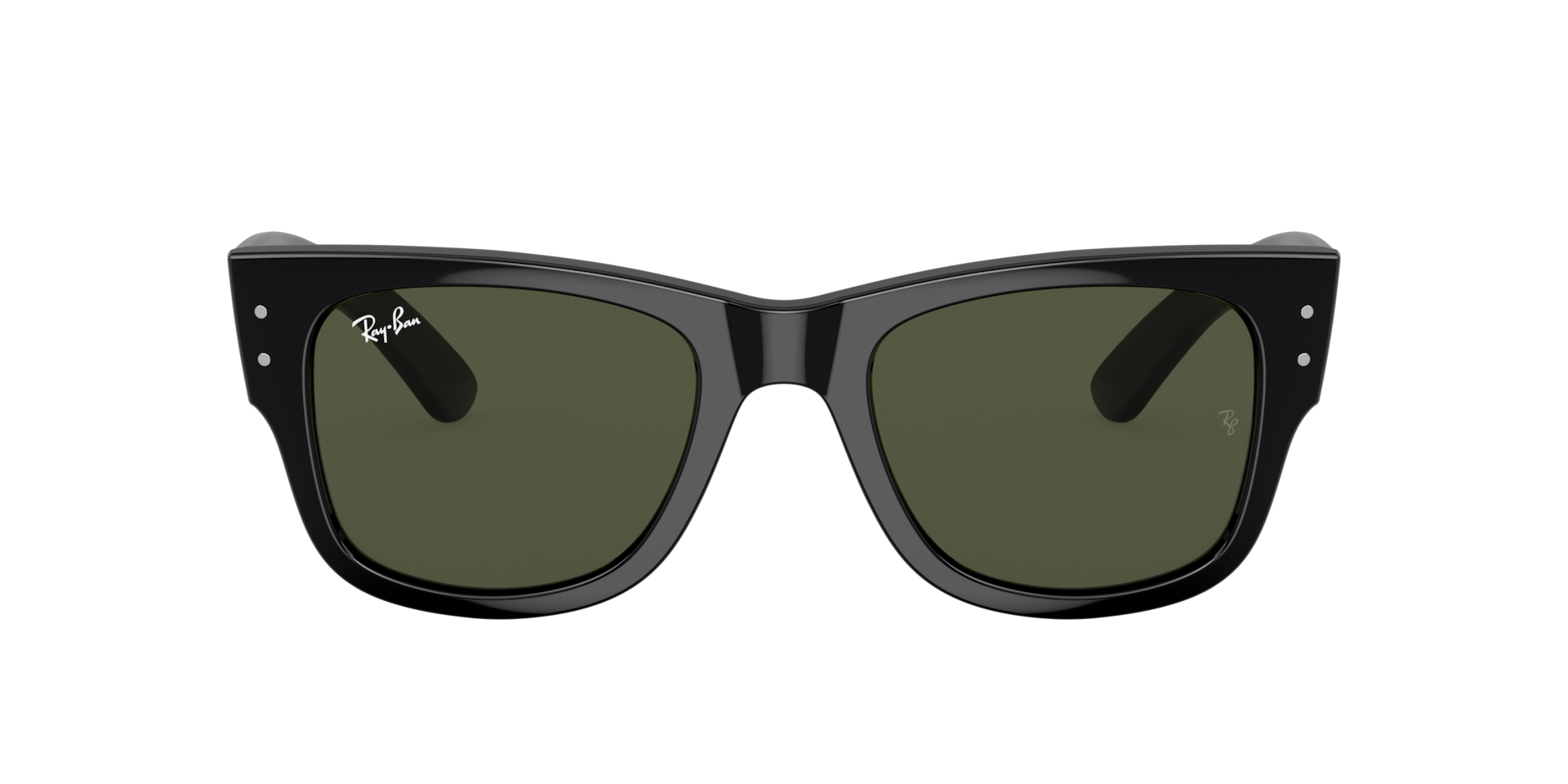 【美品レア】MEGA WAYFARER 調光レンズ／フォトグレイ Ray-Ban Mega Wayfarer L (52 - 21) with Green lenses and Black