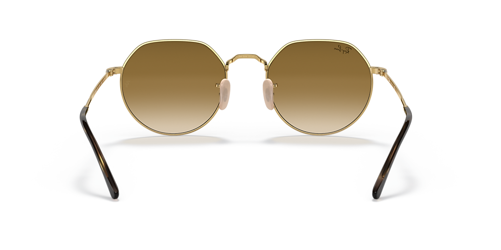 Ray-Ban Jack XL (55 - 20) with Brown lenses and Gold frame