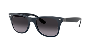Ray-Ban New Wayfarer Classic M (55 - 18) with Blue lenses and