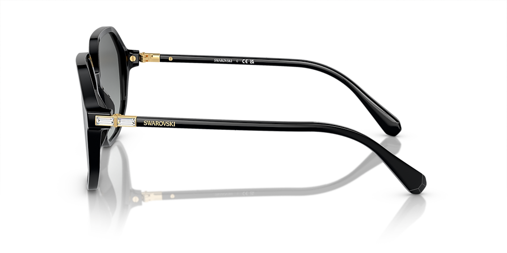 Swarovski SK6003 XL (57 - 16) with Grey lenses and Black frame