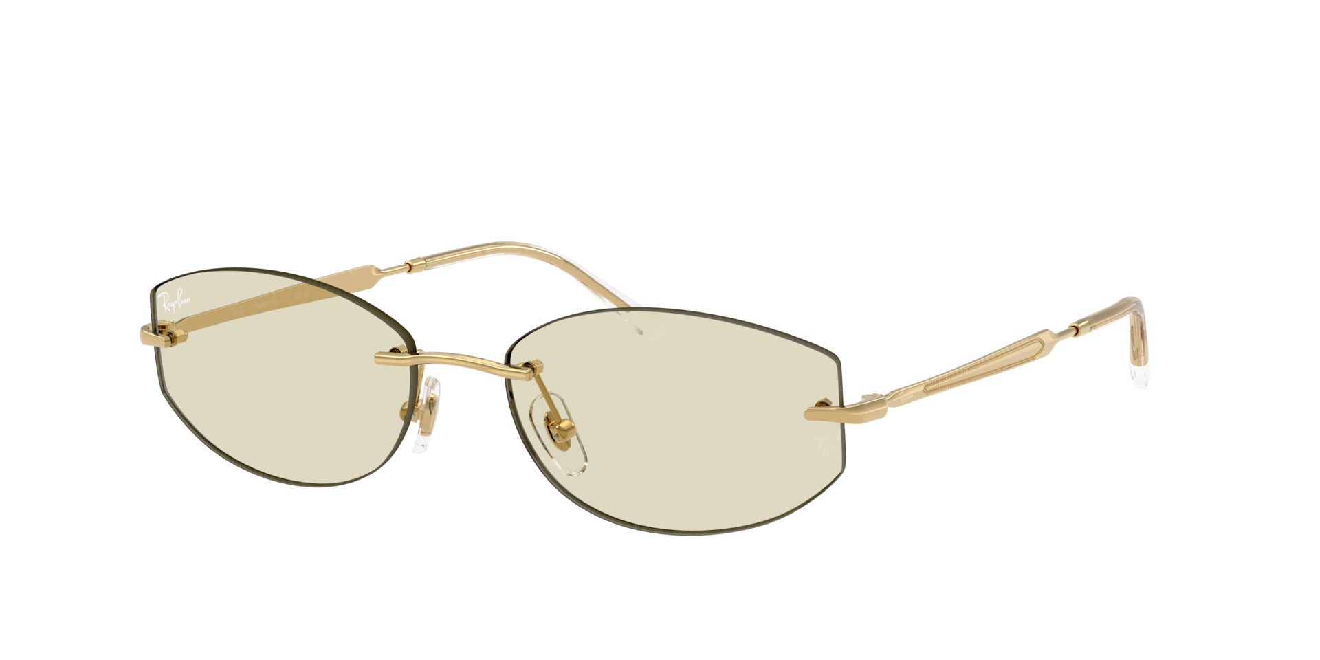 Ray-Ban Unisex Sunglass RB3792 TRANSITIONS ® COLOR TOUCH ™ LENSES -  Frame color: Arista, Lens color: Amber