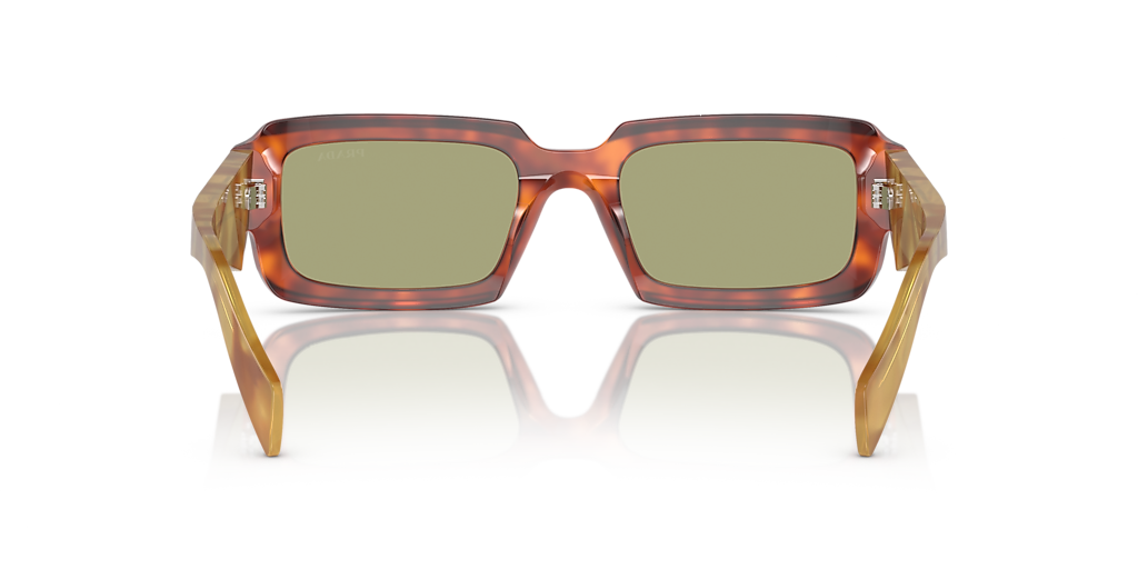 Prada PR 27ZS L (54 - 21) with Green lenses and Brown frame