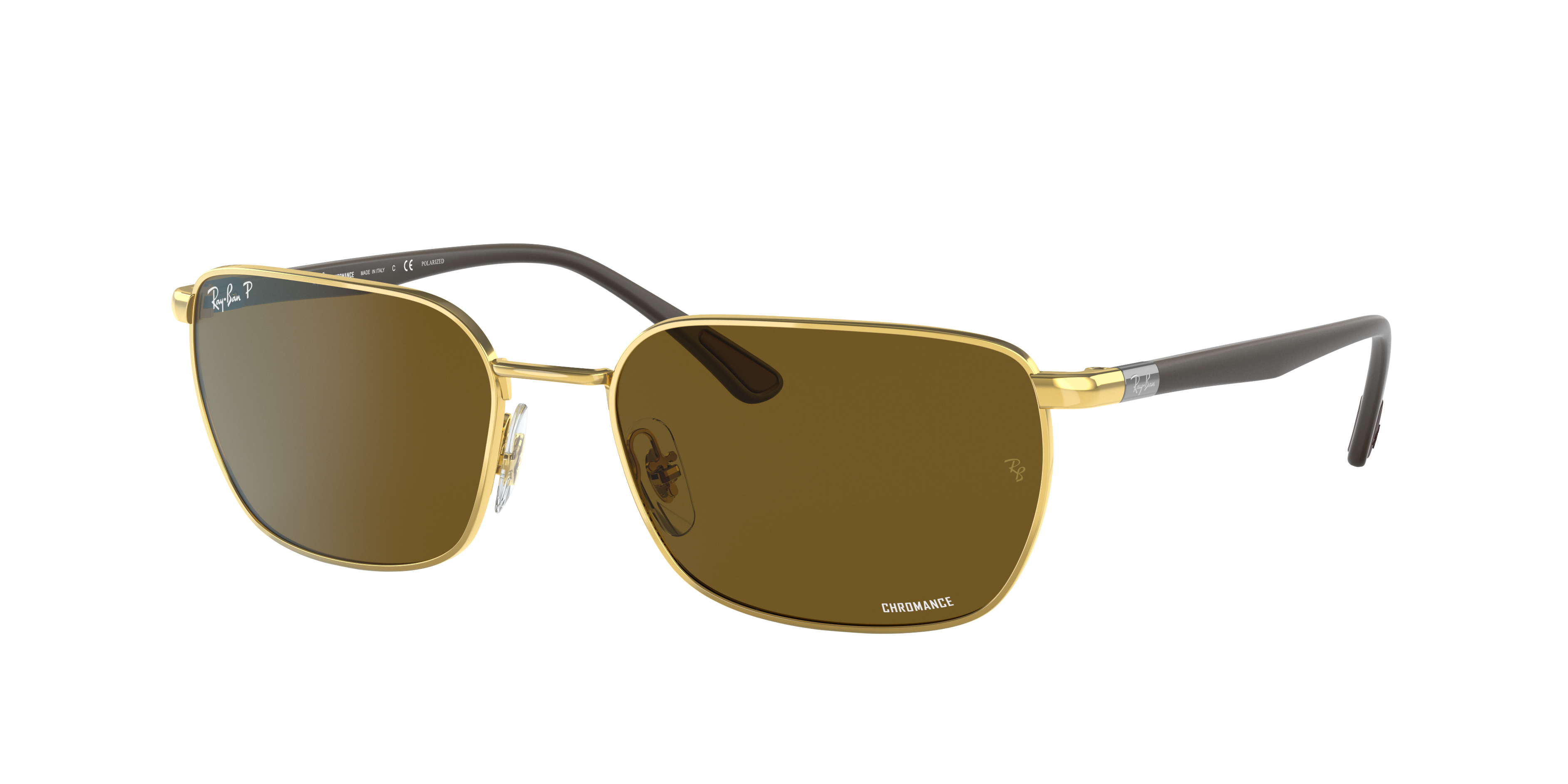 Ray-Ban RB3684 Polarized+ Lenses XL (58 - 18) with Brown lenses