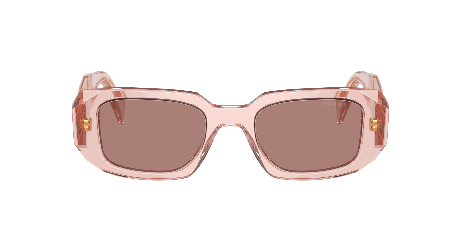 Prada PR 17WS S (49 - 20) with Brown lenses and Pink frame