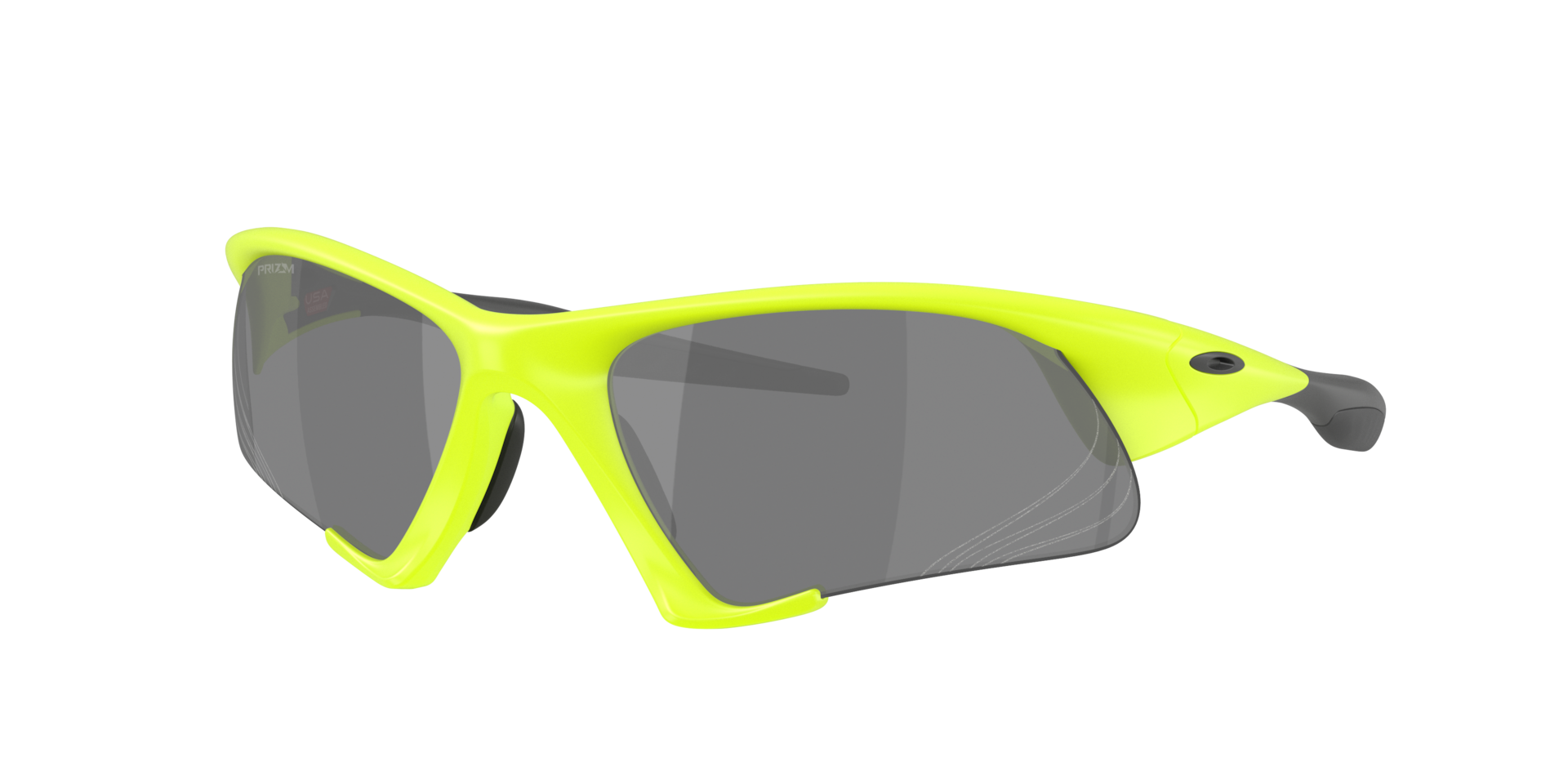 Oakley 交換サイドフレーム付きブラック/イエロー Oakley OO9532 Suture Jacket® L (64 - 12) with Black lenses and