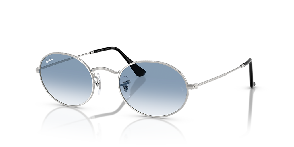 Ray-Ban Rimless Silver Oval Sunglasses 26887776_56862834_600.jpg main image 3