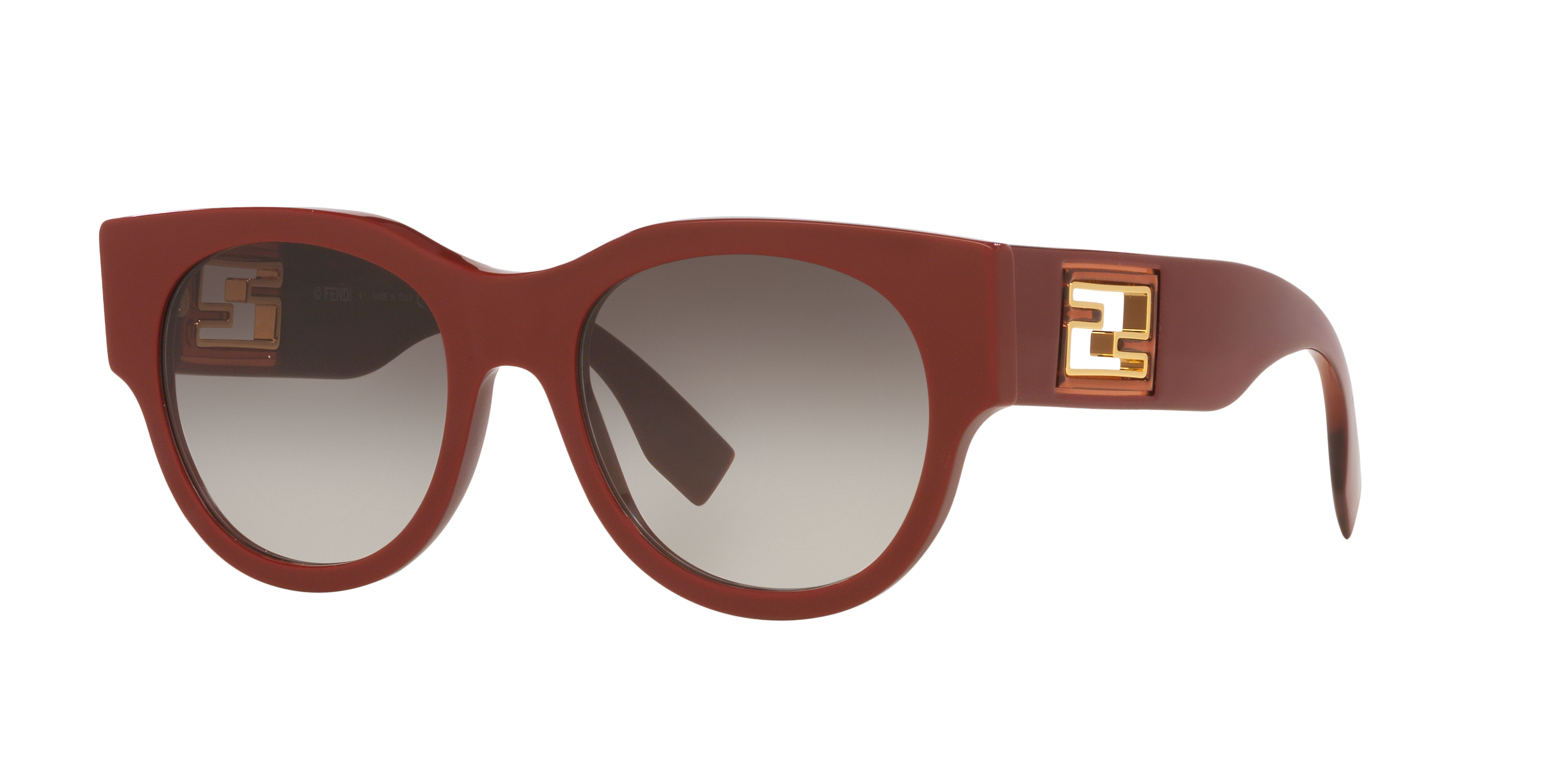 Fendi Woman Sunglass Fe40147I -  Frame color: Red, Lens color: Brown Gradient