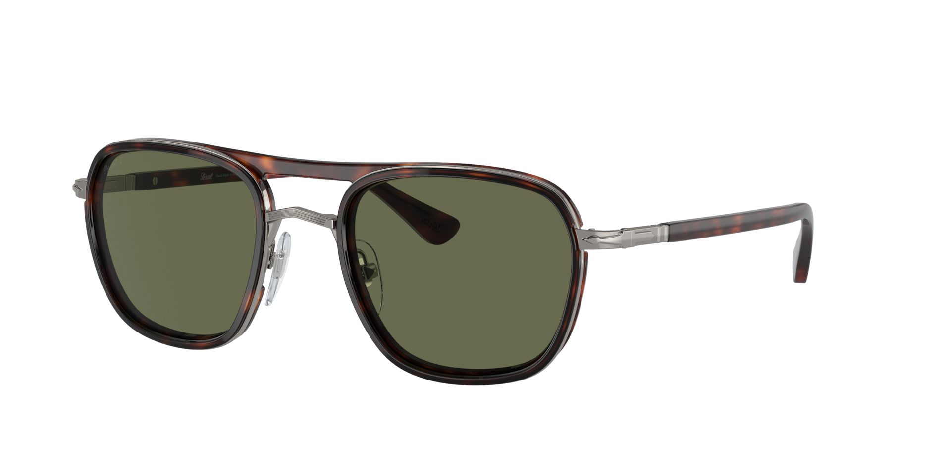 Persol Unisex Sunglass PO2484S - Couleur du Monture GunmetalHavana Couleur de Lentille Vert Polaris 145 €