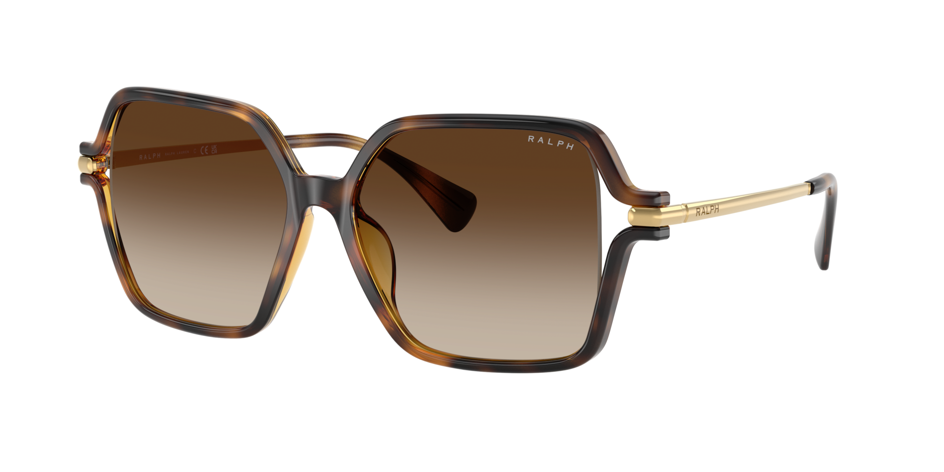 Ralph RA5319U XXL (56 - 15) with Brown lenses and Tortoise frame