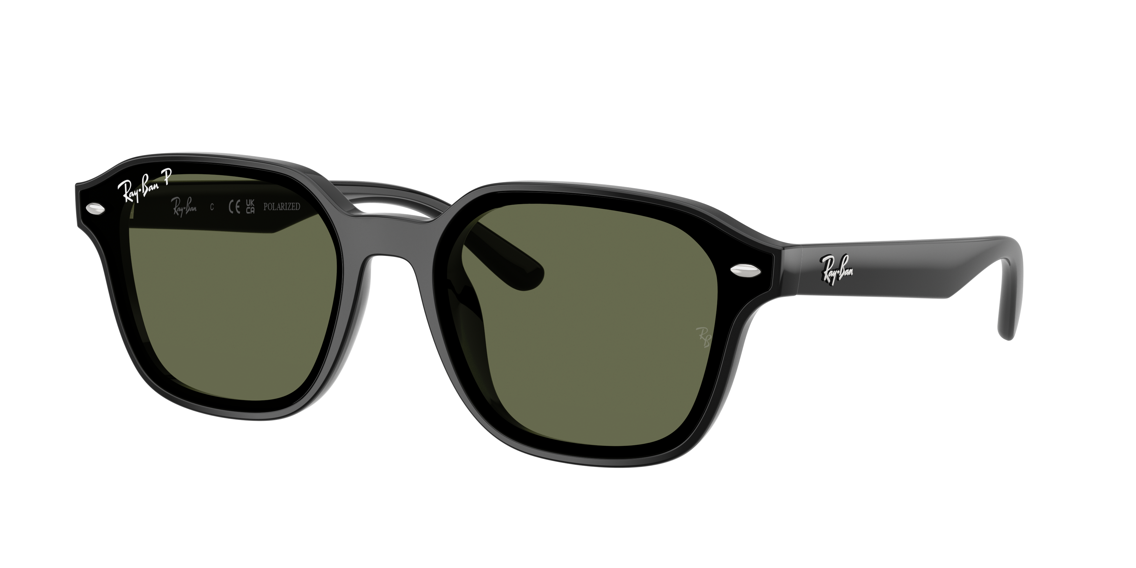 Ray-Ban RB4458D XL (65 - 18) with Green lenses and Black frame