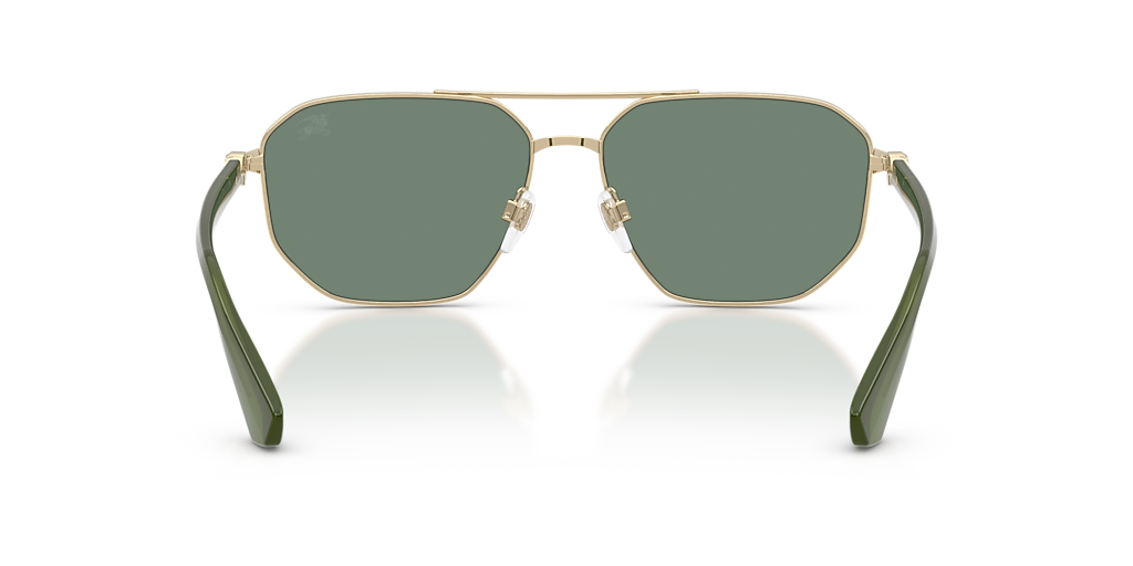 Burberry BE3166 XXL (60 - 15) with Green lenses and Gold frame