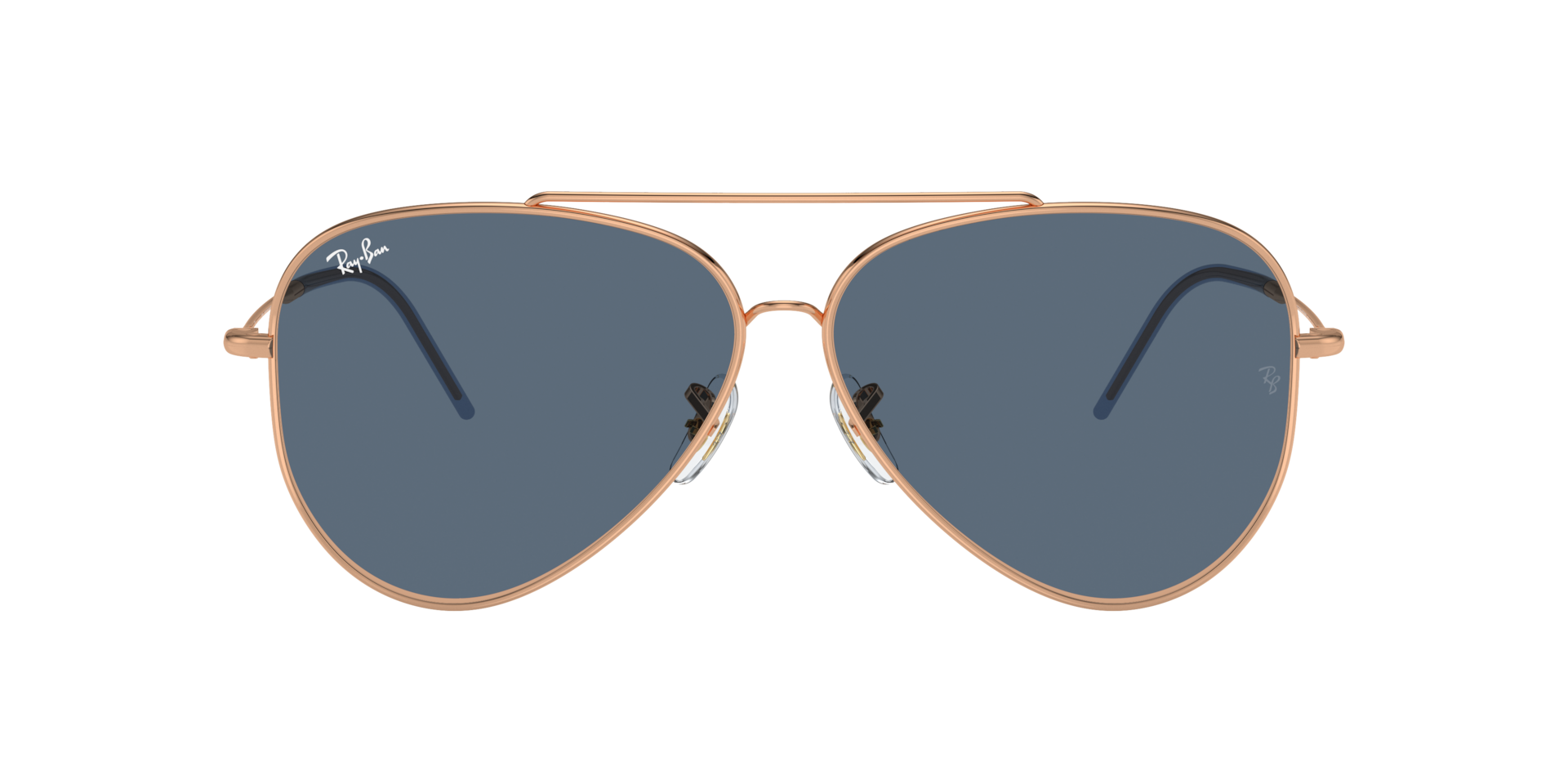 Ray-Ban Aviator Reverse L (59 - 11) with Blue lenses and Pink