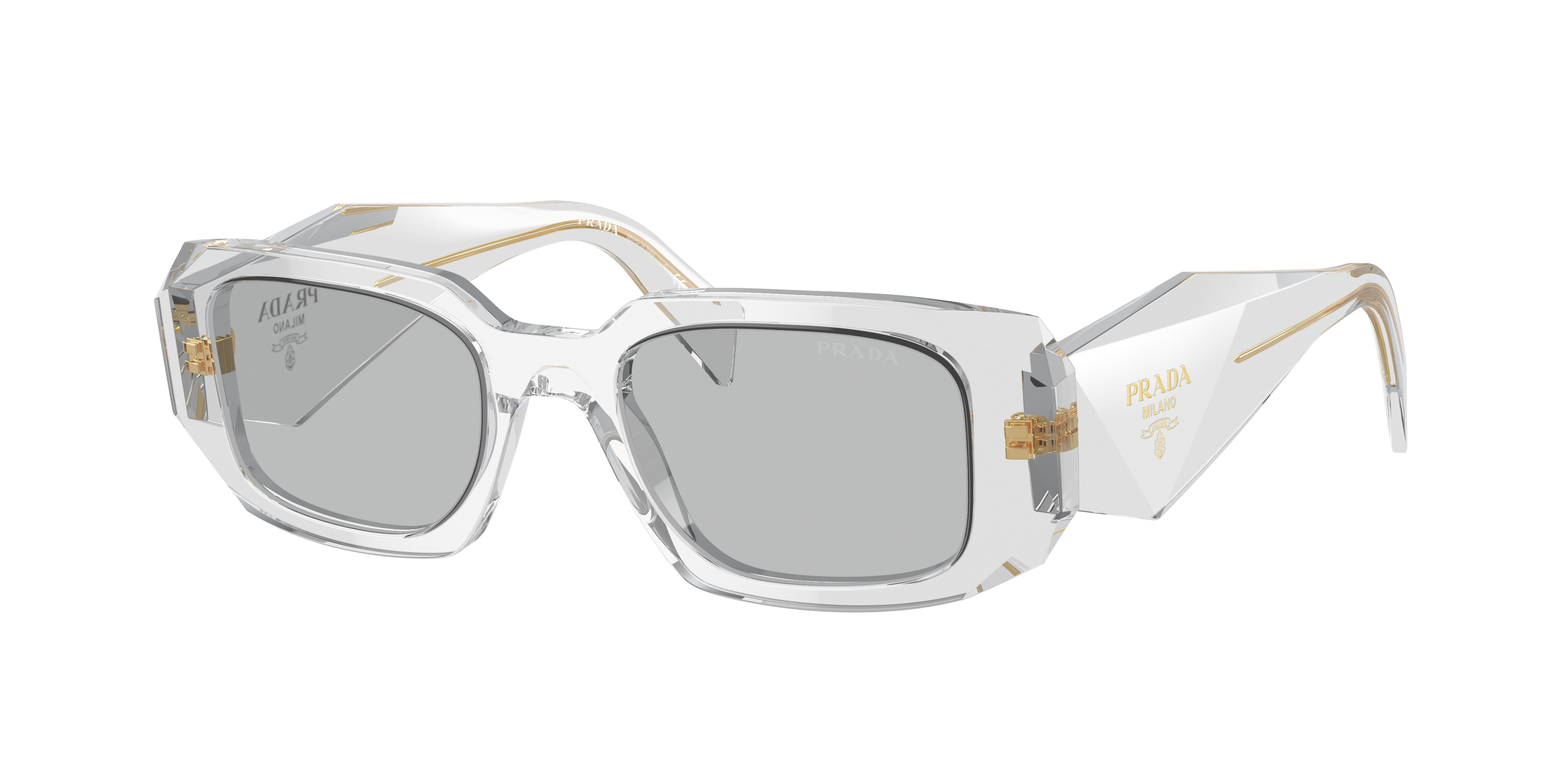 Prada PR 17WS S (49 - 20) with Grey lenses and Grey frame