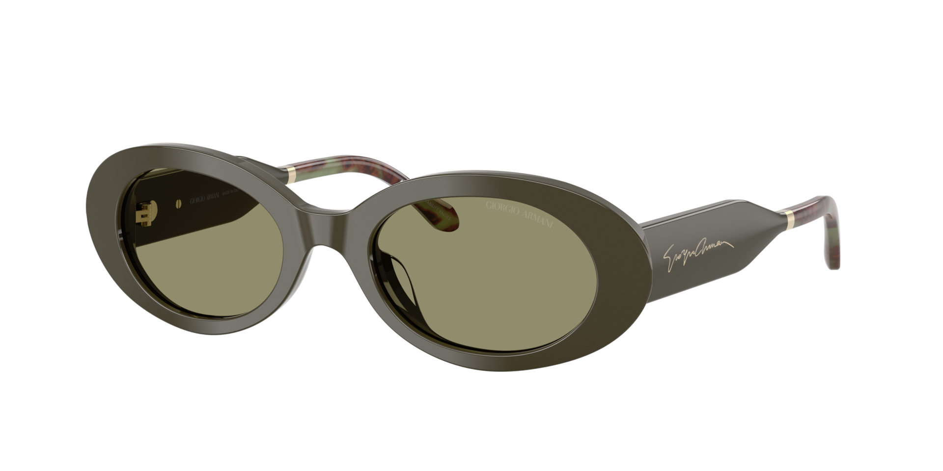 Giorgio Armani Green Ar8234u 62292A Woman Sunglasses Acetate Round Normal - Image 2