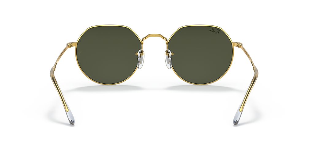 Ray-Ban Jack L (53 - 20) with Green lenses and Gold frame
