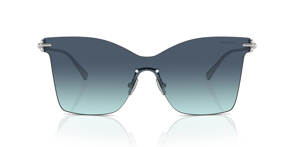 Tiffany & Co. TF3103K XXL (0 - 143) with Blue lenses and Silver